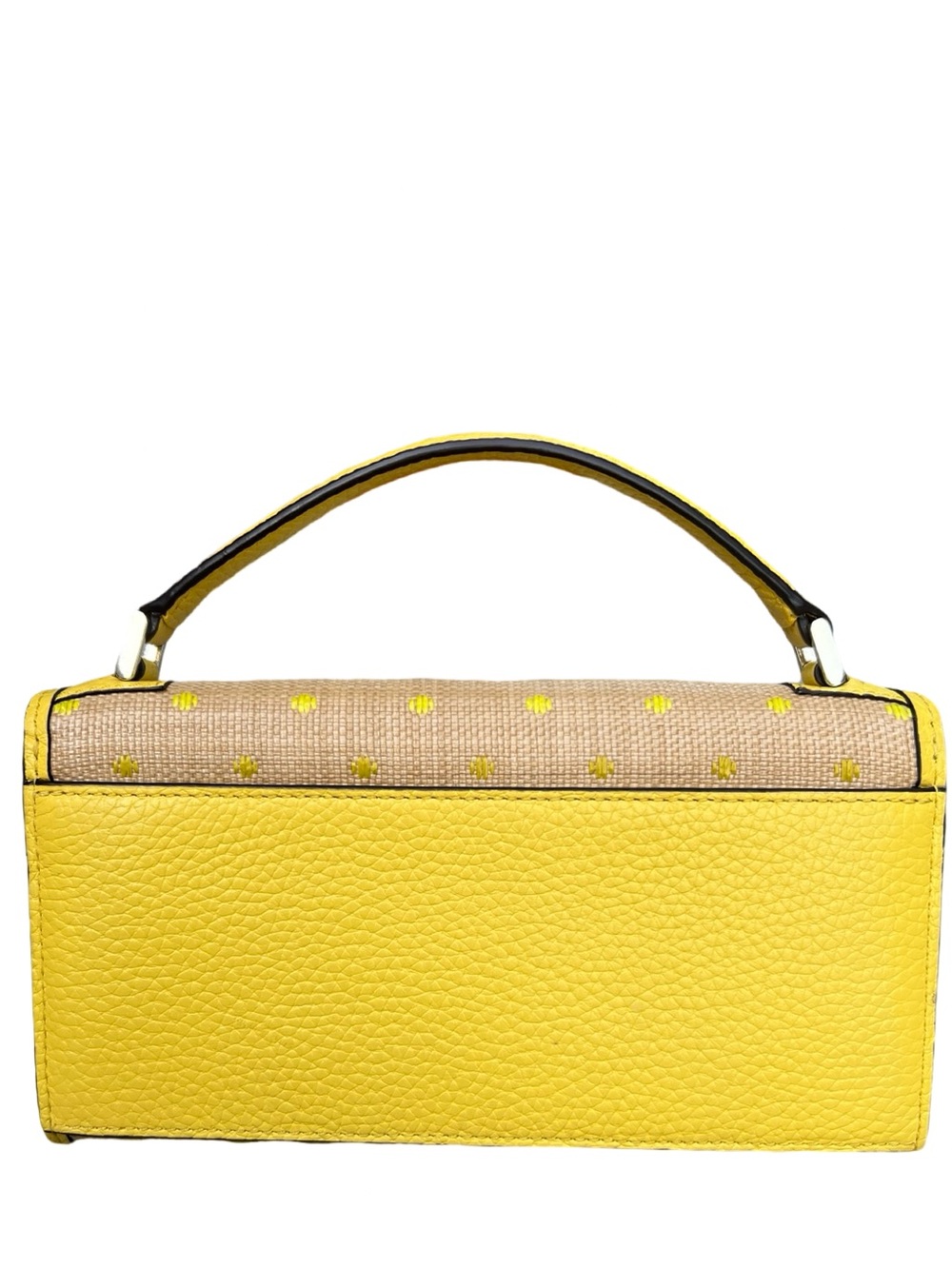 Kate Spade Raffia Roulette Top-Handle Wallet Clutch - Picture 6 of 14